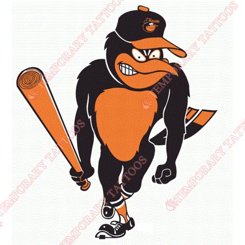 Baltimore Orioles Customize Temporary Tattoos Stickers NO.1418